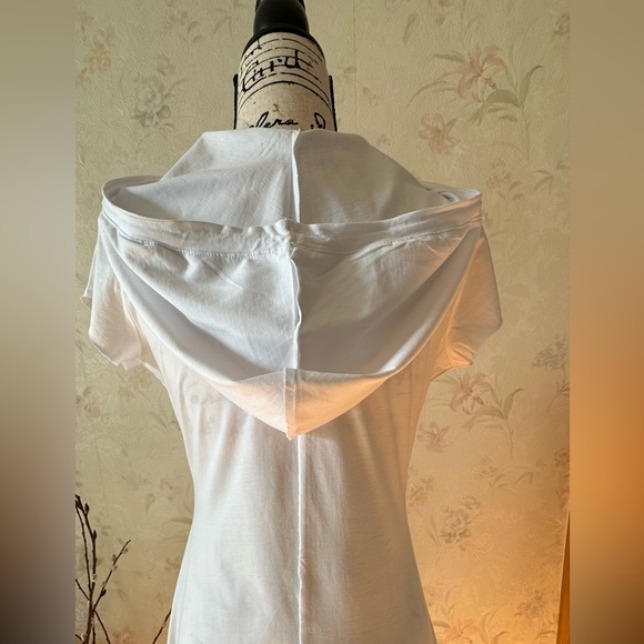 A White tunic dress-Boho Style. Size XS. - Picture 3 of 16